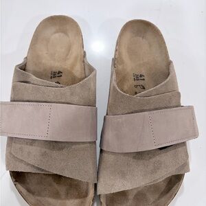Birkenstock Kyoto Tan Suede Sandals